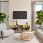 SUNKISSED LILY Mueble de TV de 2 Puertas en Efecto Roble