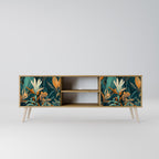 FLORAL SERENITY Mueble de TV de 2 Puertas