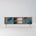 BLUE LEAVES 2-Door TV Cabinet