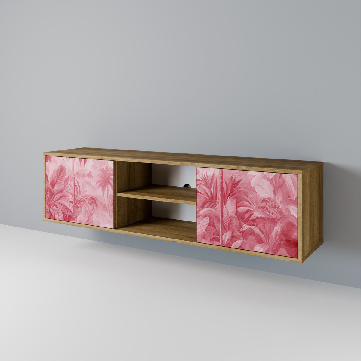 SWEET TROPICS Mueble de TV de 2 Puertas