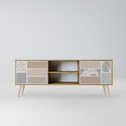 TROPICAL SHAPES Mueble de TV de 2 Puertas