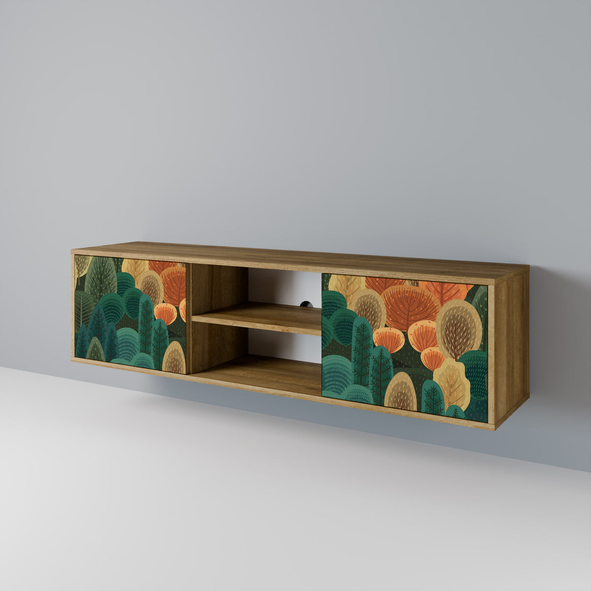 AUTUMN KALEIDOSCOPE Mueble de TV de 2 Puertas