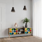 WEIGHTLESS HOURS Mueble de TV de 2 Puertas en Efecto Roble