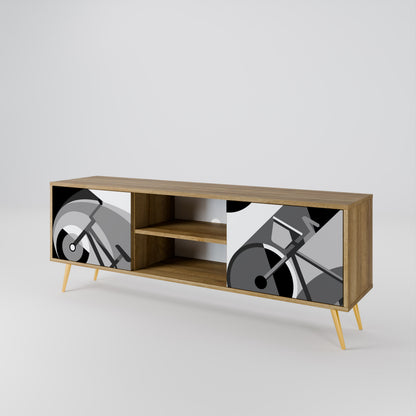 BIKE ENERGY Mueble de TV de 2 Puertas
