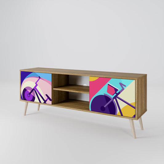 BIKE DREAMS 2-Door TV Cabinet