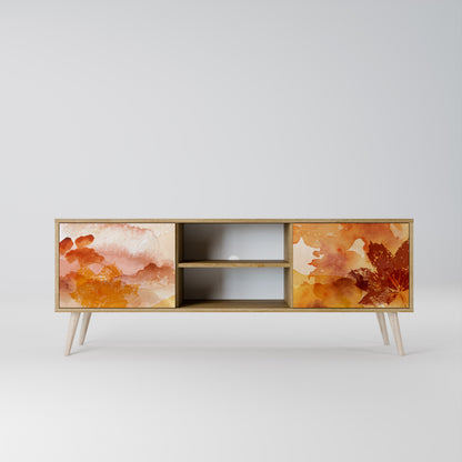 TRACES OF AUTUMN Mueble de TV de 2 Puertas