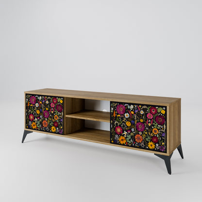 MIDNIGHT GARDEN Mueble de TV de 2 Puertas