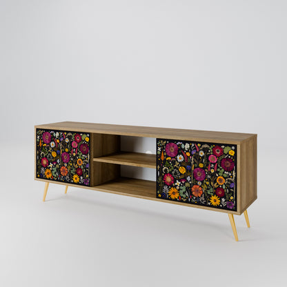 MIDNIGHT GARDEN Mueble de TV de 2 Puertas
