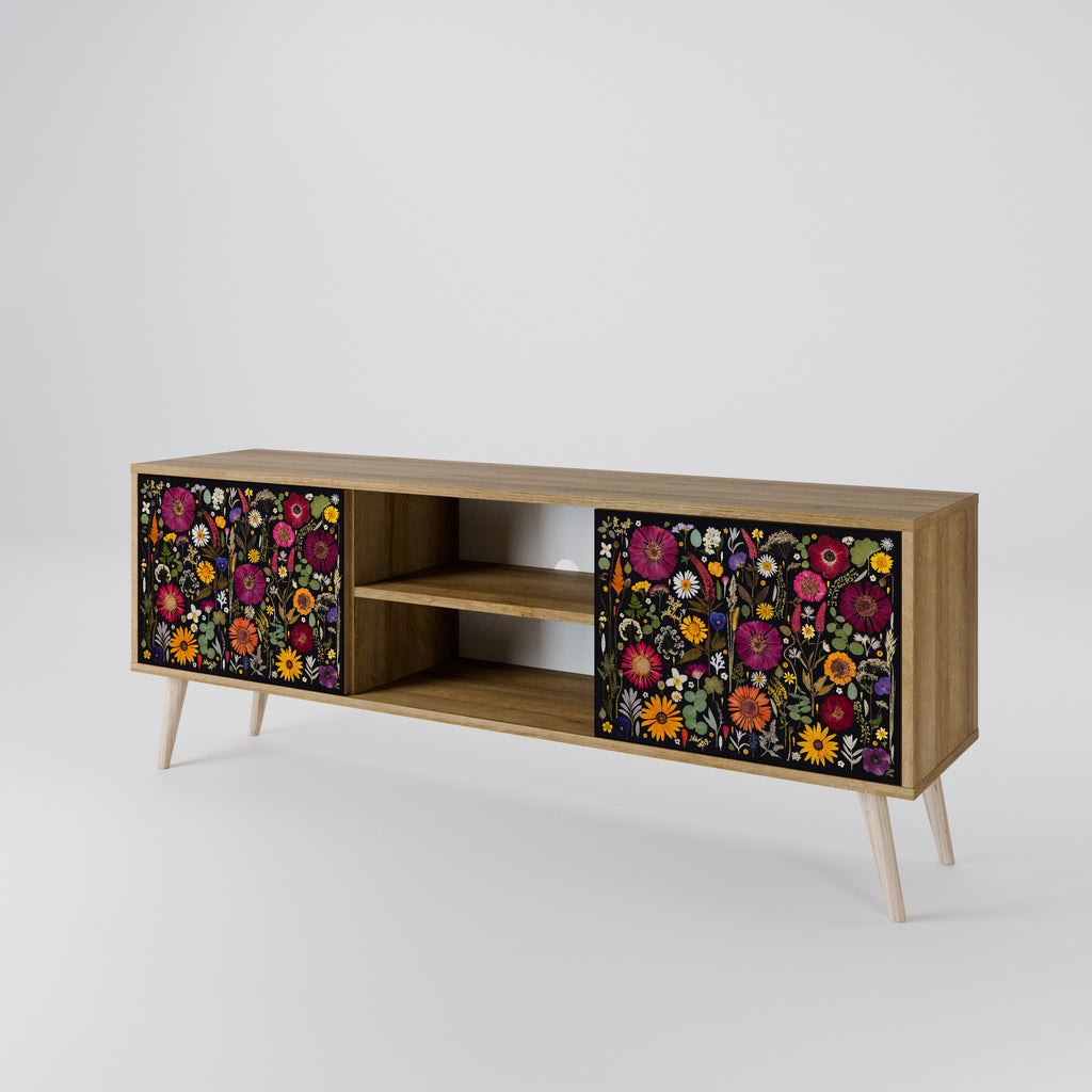MIDNIGHT GARDEN Mueble de TV de 2 Puertas