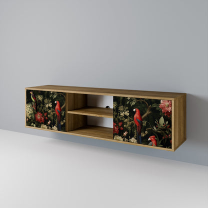 AVIAN GREENERY Mueble de TV de 2 Puertas