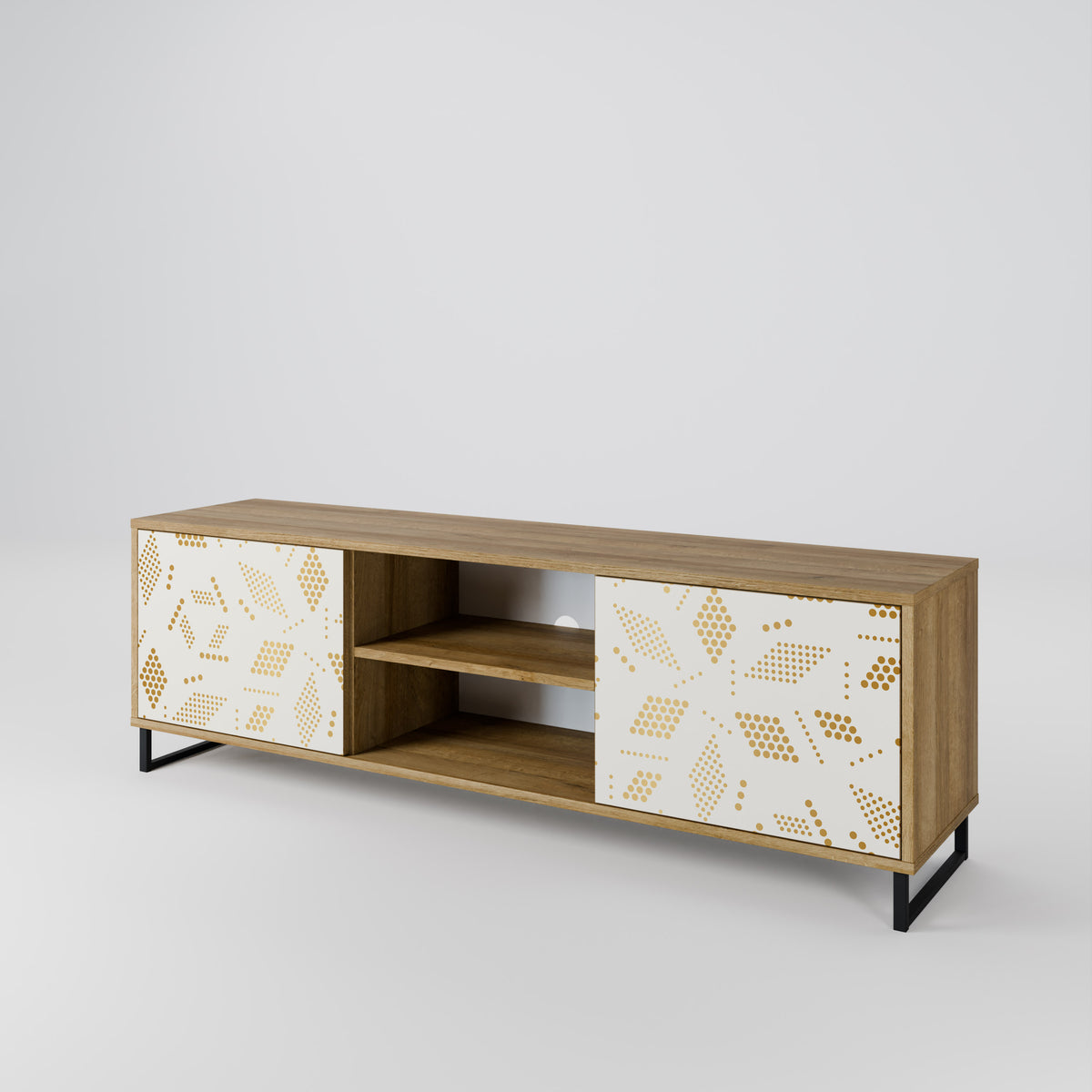 SPOTTED DAZE Mueble de TV de 2 Puertas