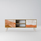 SANDHILLS SPLENDOUR Mueble de TV de 2 Puertas en Efecto Roble