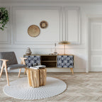 GRAPHITE EYES 2-Door TV Cabinet