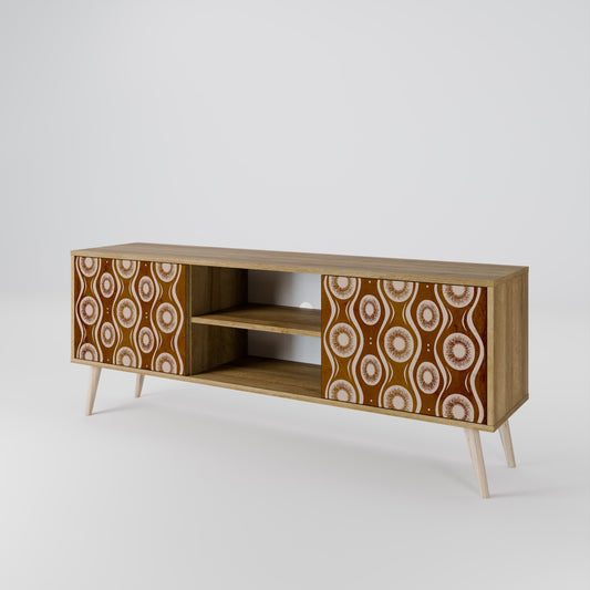 BROWN EYES Mueble de TV de 2 Puertas