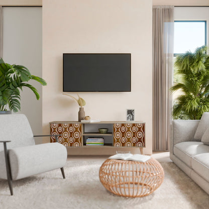 BROWN EYES Mueble de TV de 2 Puertas