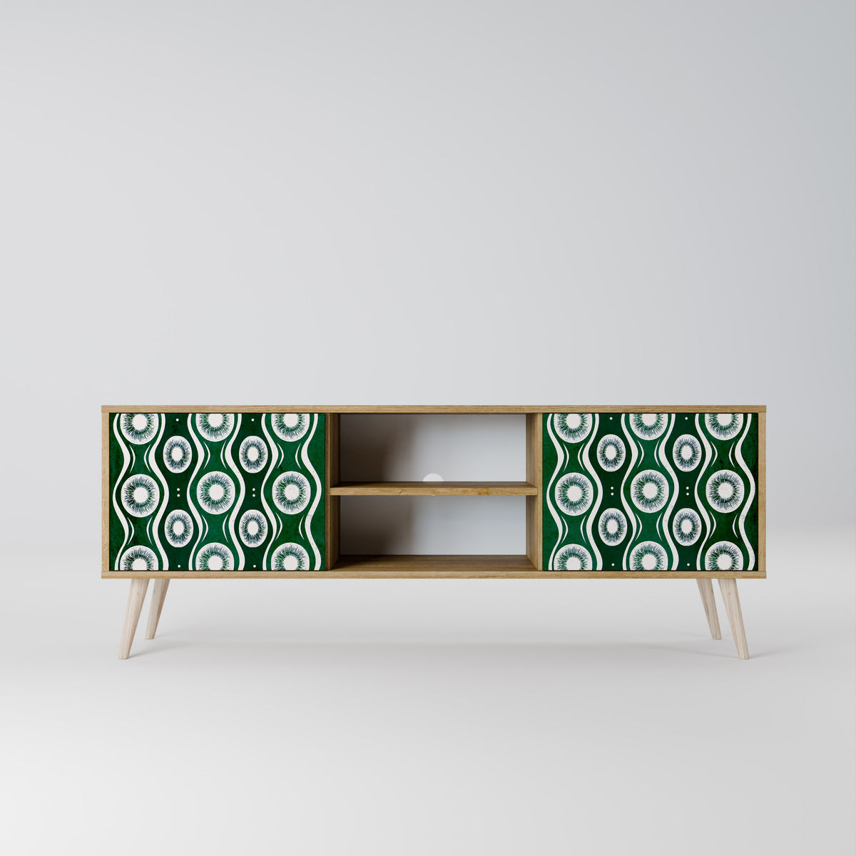 GREEN EYES Mueble de TV de 2 Puertas