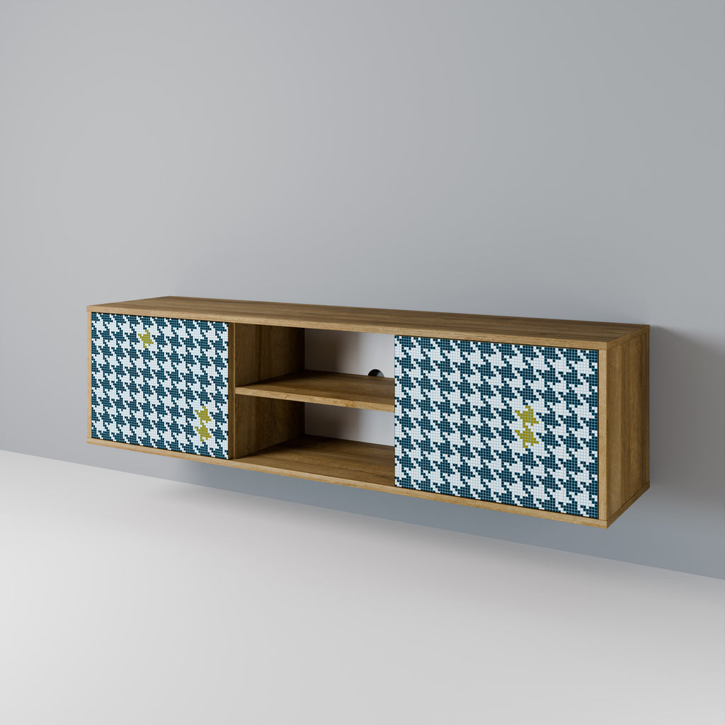 OUT OF CONTEXT 2-Door TV Stand in Oak Effect
