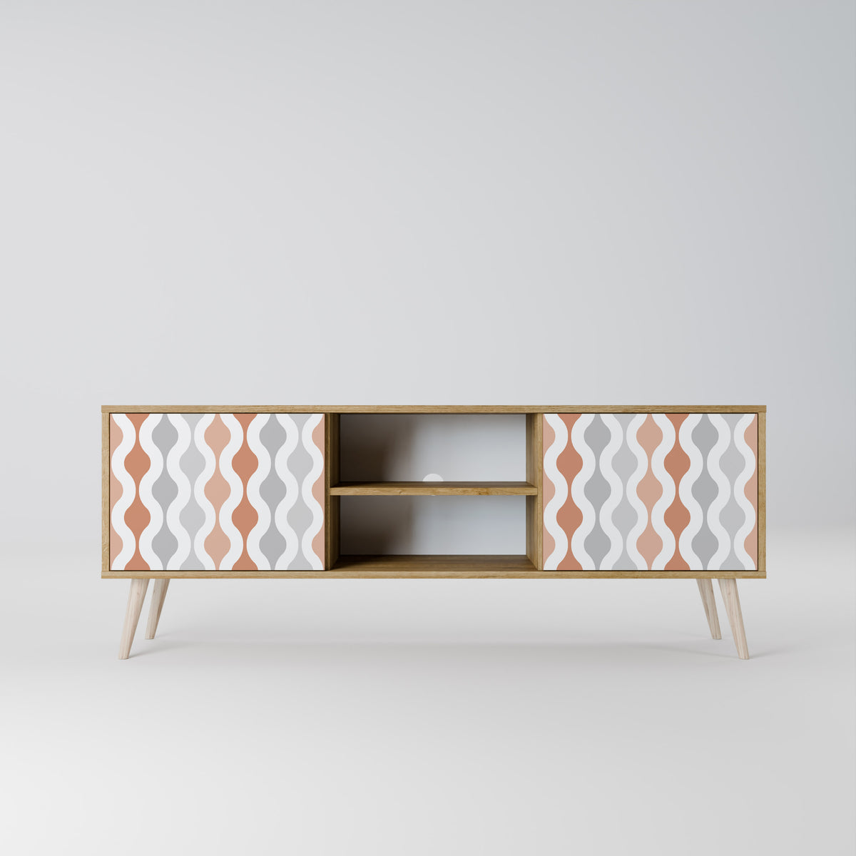 HAZY NOSTALGIA Mueble de TV de 2 Puertas