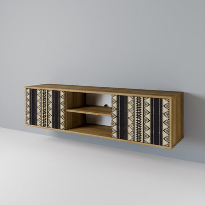 AZTEC Mueble de TV de 2 Puertas