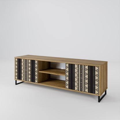 AZTEC Mueble de TV de 2 Puertas