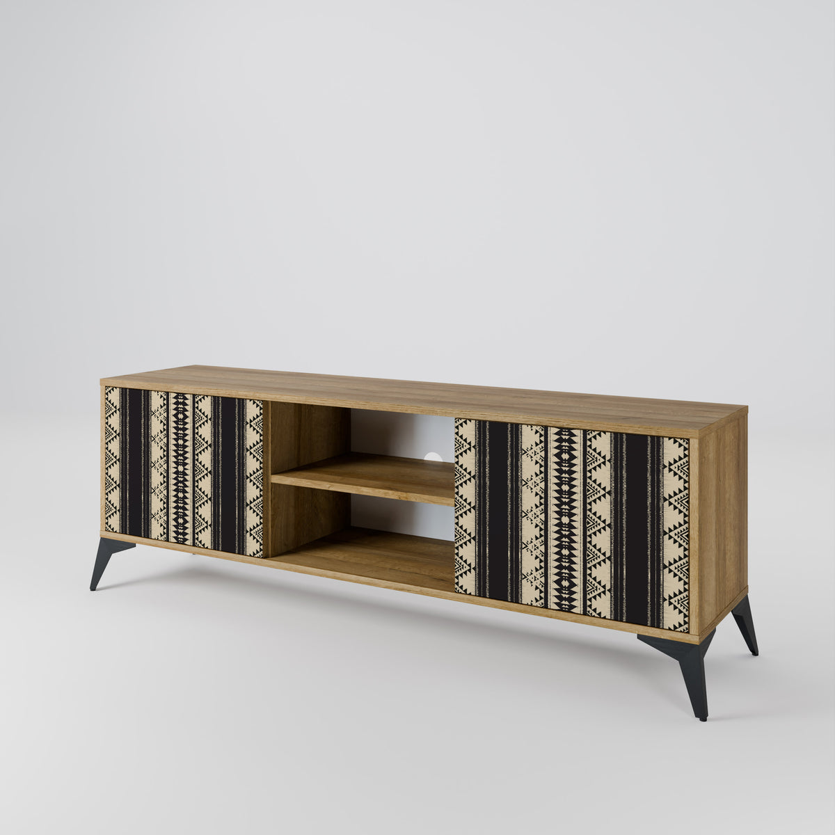 AZTEC Mueble de TV de 2 Puertas