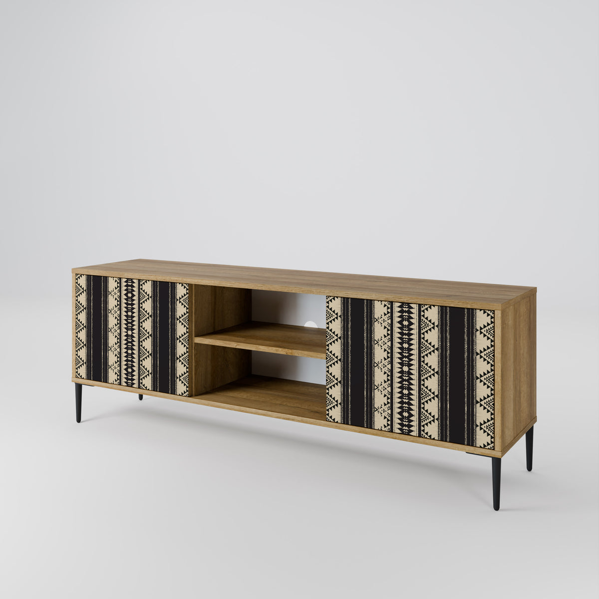 AZTEC Mueble de TV de 2 Puertas