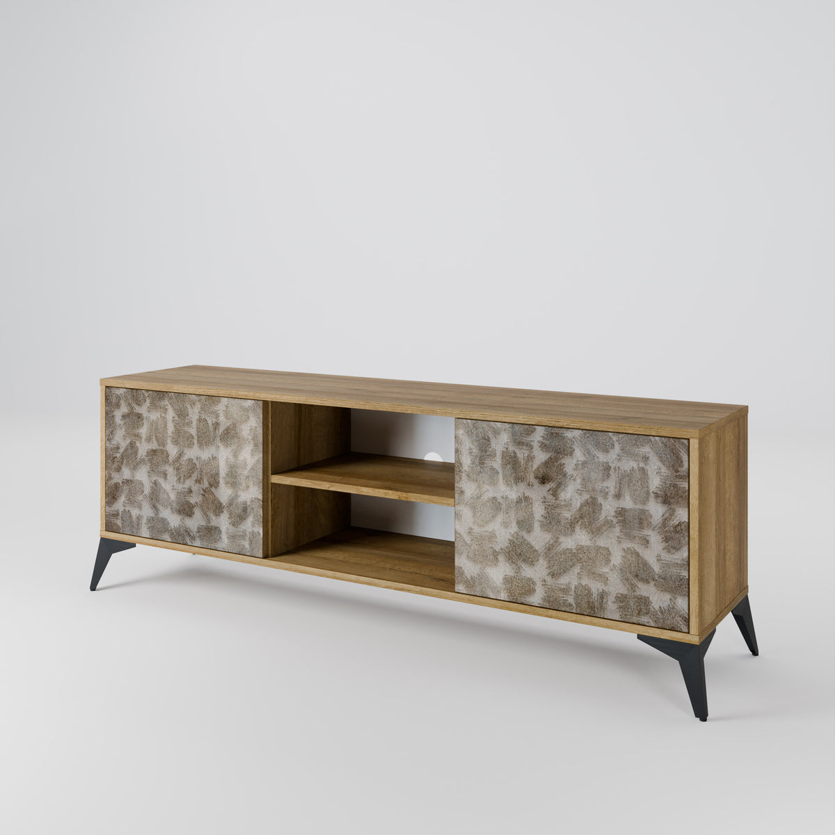 SLIGHTLY BLURRED Mueble de TV de 2 Puertas
