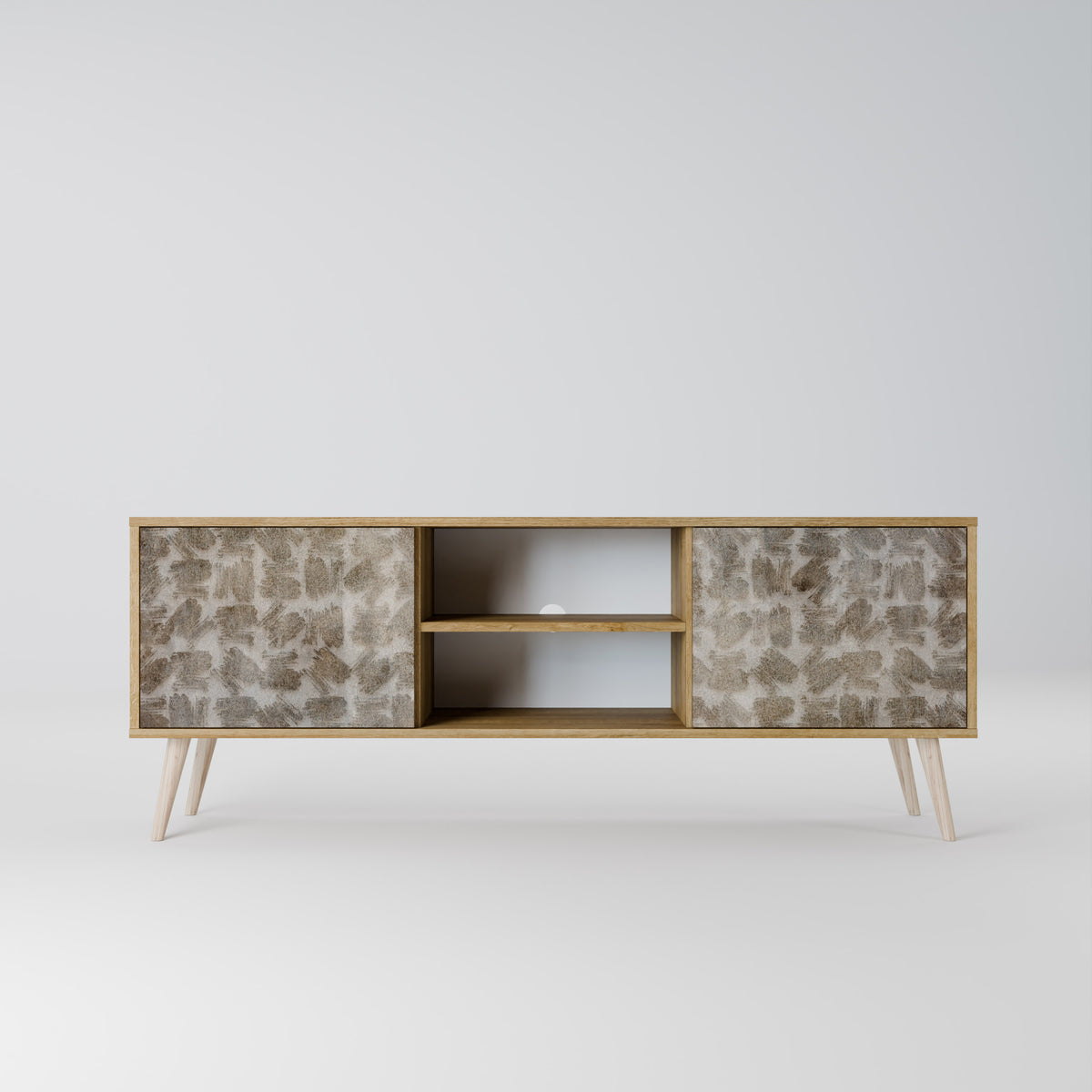 SLIGHTLY BLURRED Mueble de TV de 2 Puertas