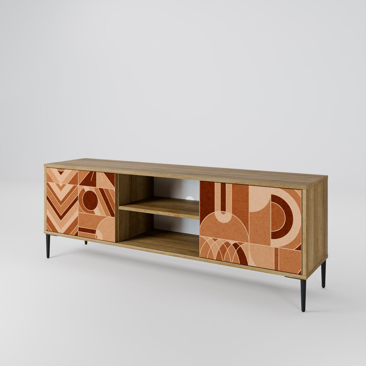 PRISM MOSAIC Mueble de TV de 2 Puertas