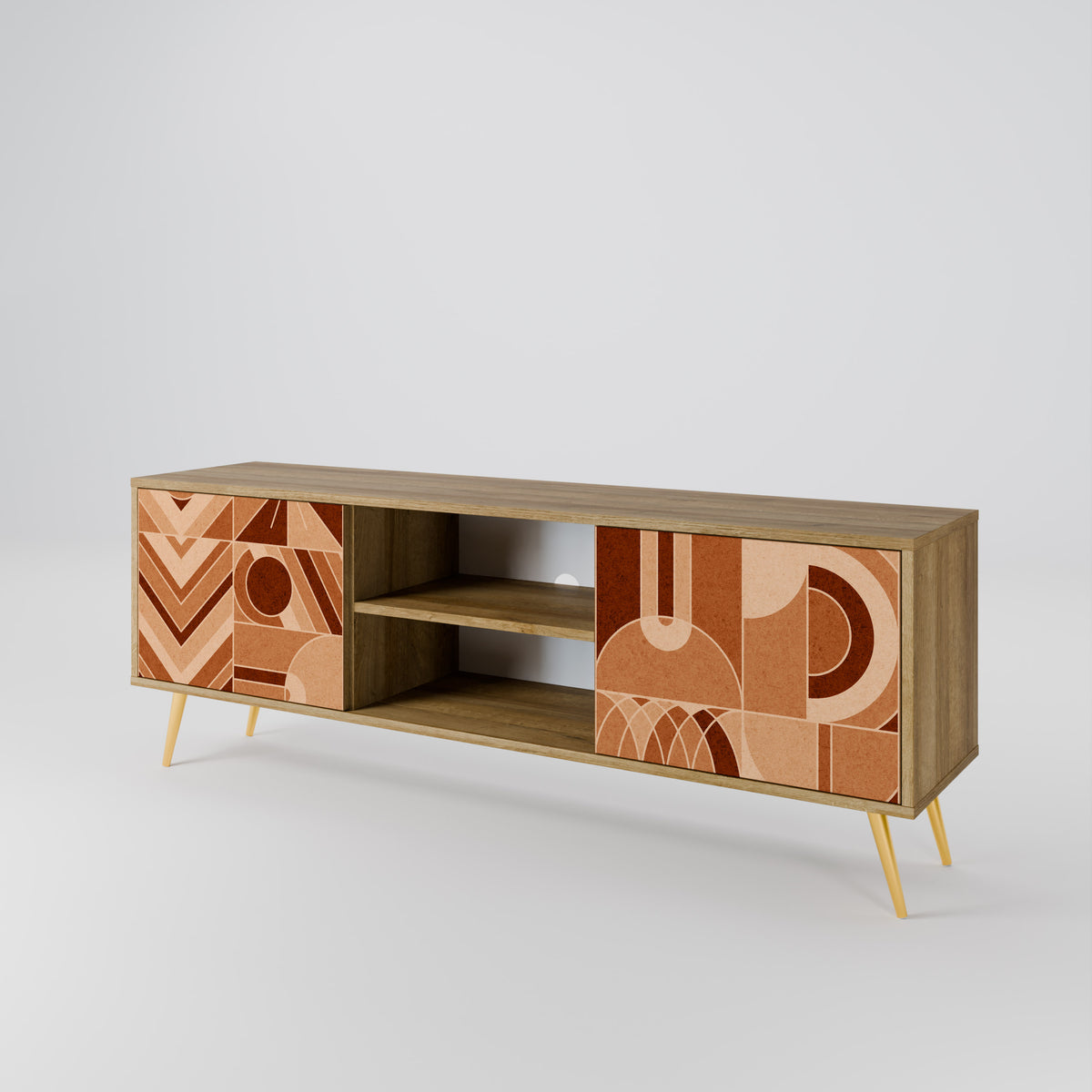 PRISM MOSAIC Mueble de TV de 2 Puertas