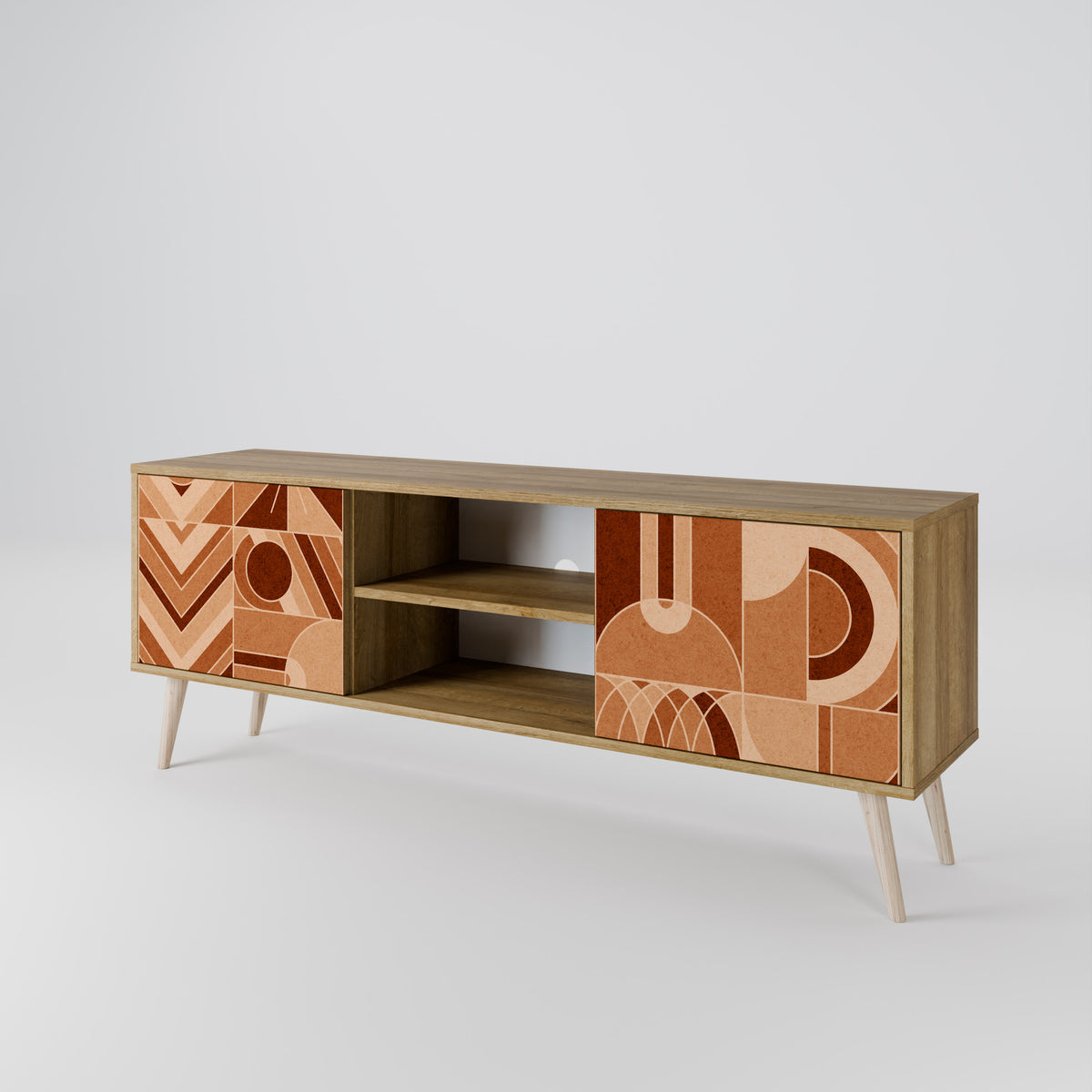 PRISM MOSAIC Mueble de TV de 2 Puertas