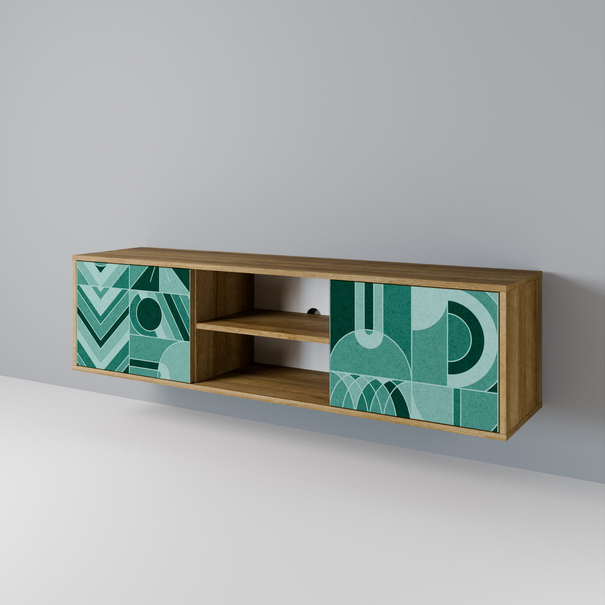 HARMONIC GRID Mueble de TV de 2 Puertas