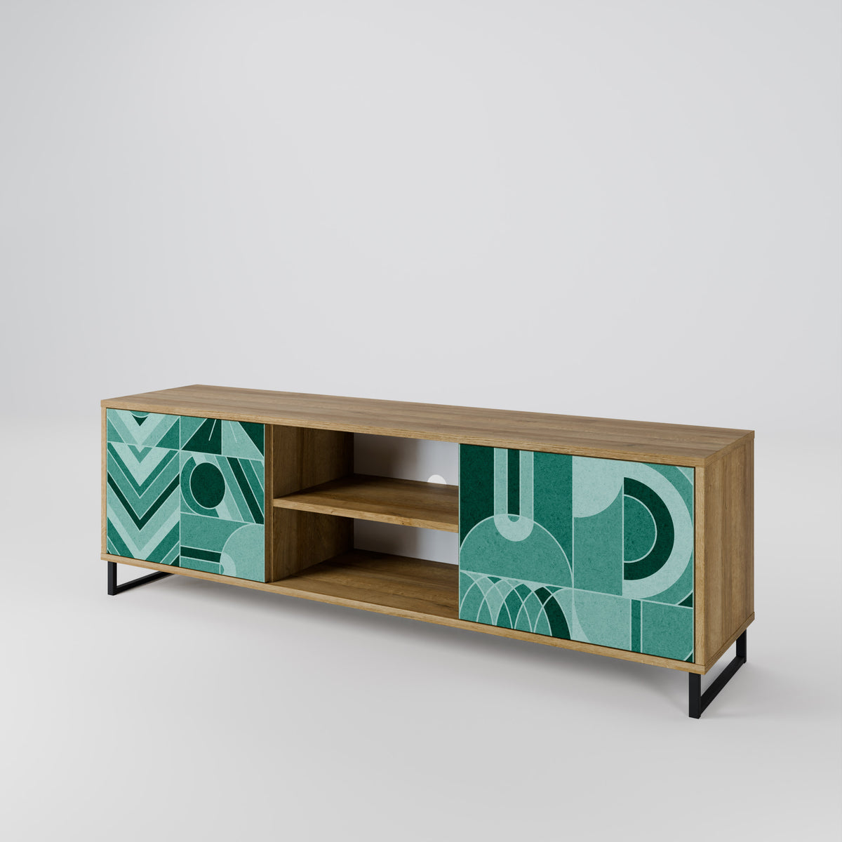 HARMONIC GRID Mueble de TV de 2 Puertas