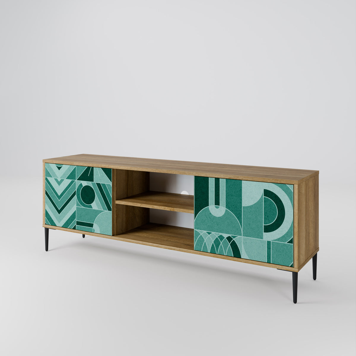 HARMONIC GRID Mueble de TV de 2 Puertas