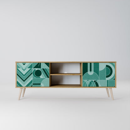 HARMONIC GRID Mueble de TV de 2 Puertas