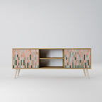 BUILDING THE FUTURE 2-Door TV Stand in Oak Effect