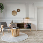 GILDED SWIRLS Mueble de TV de 2 Puertas