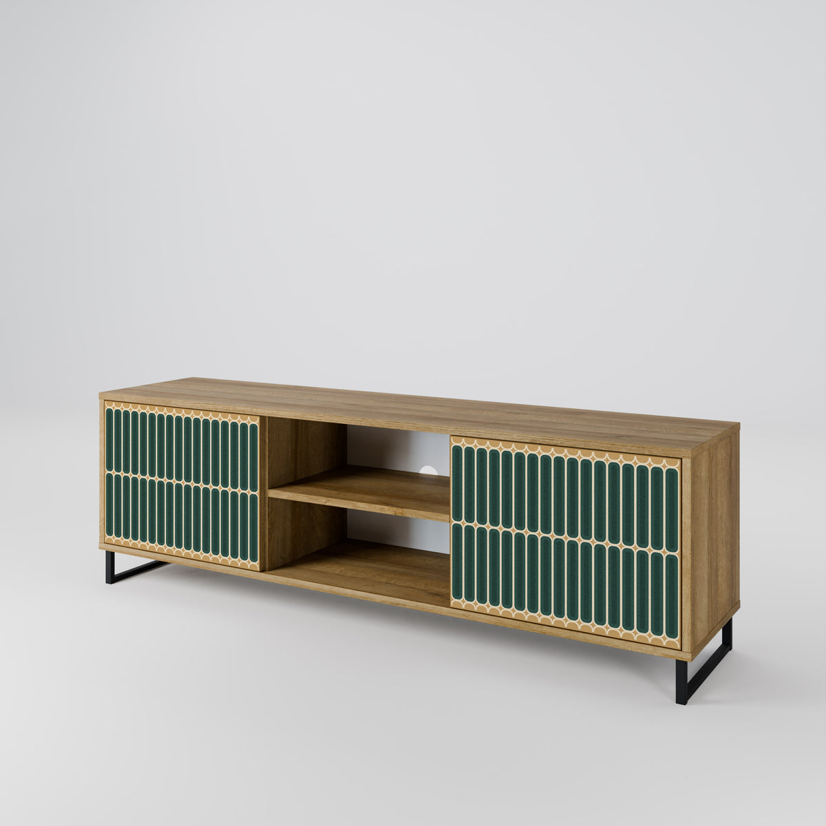 ILUSION GATE Mueble de TV de 2 Puertas
