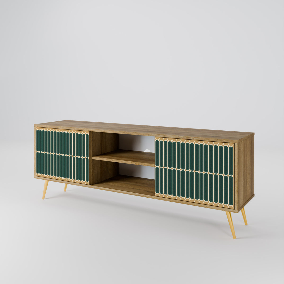 ILUSION GATE Mueble de TV de 2 Puertas