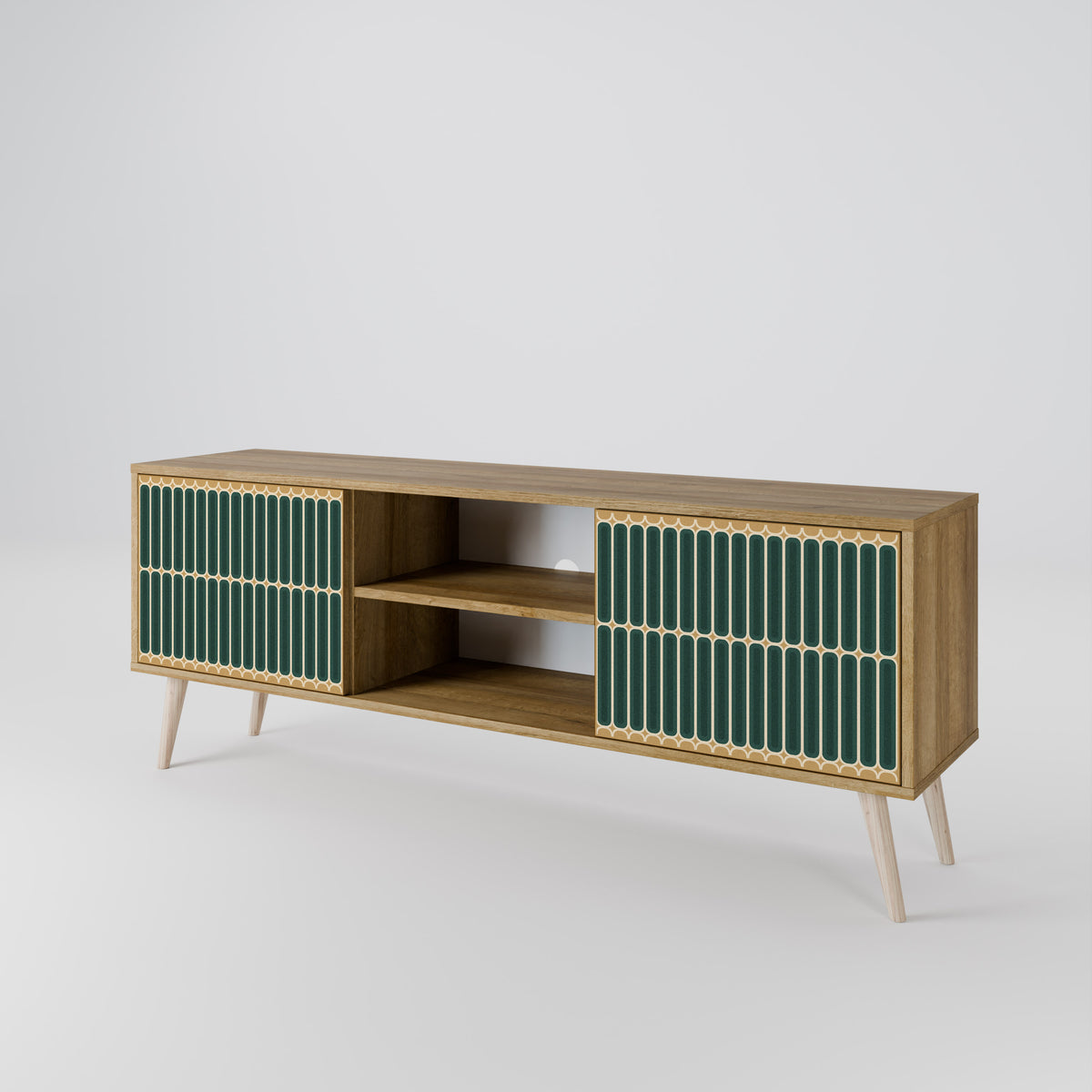ILUSION GATE Mueble de TV de 2 Puertas