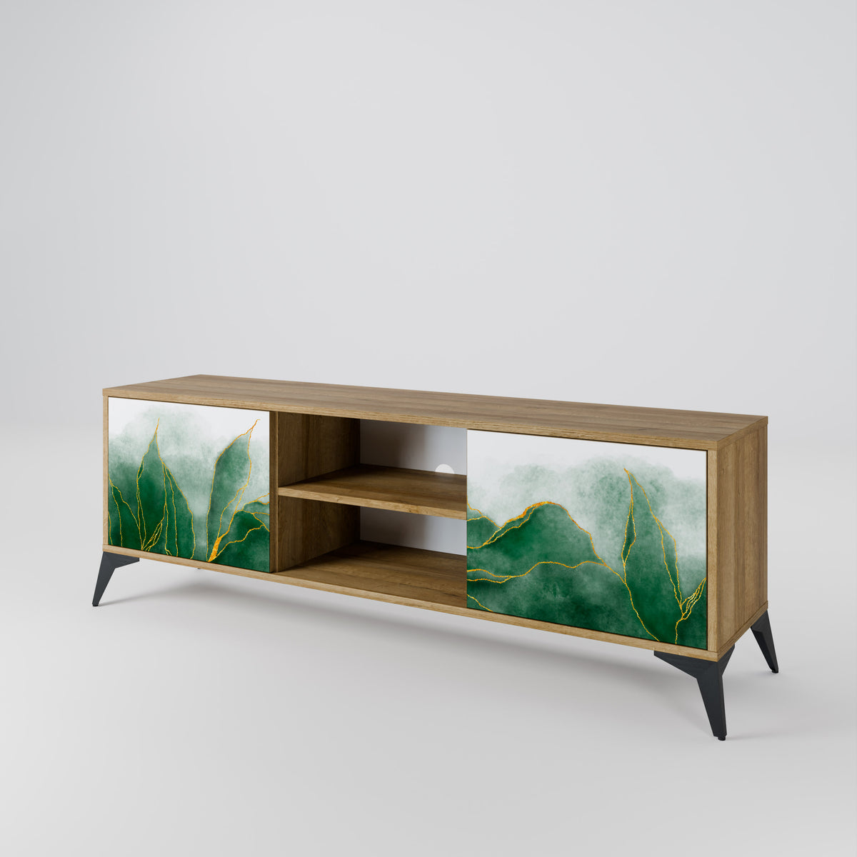 EXPENSIVE NATURE Mueble de TV de 2 Puertas