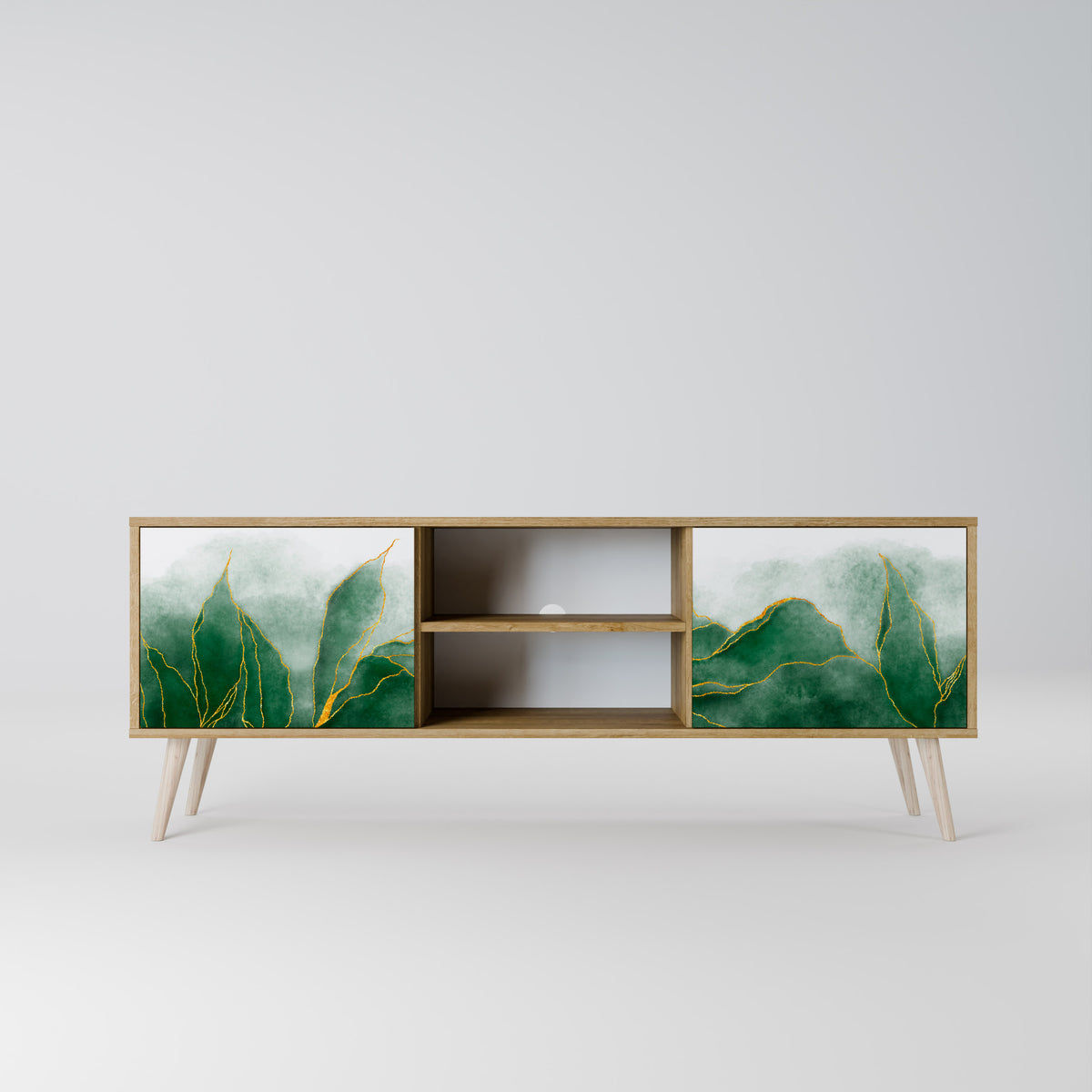EXPENSIVE NATURE Mueble de TV de 2 Puertas