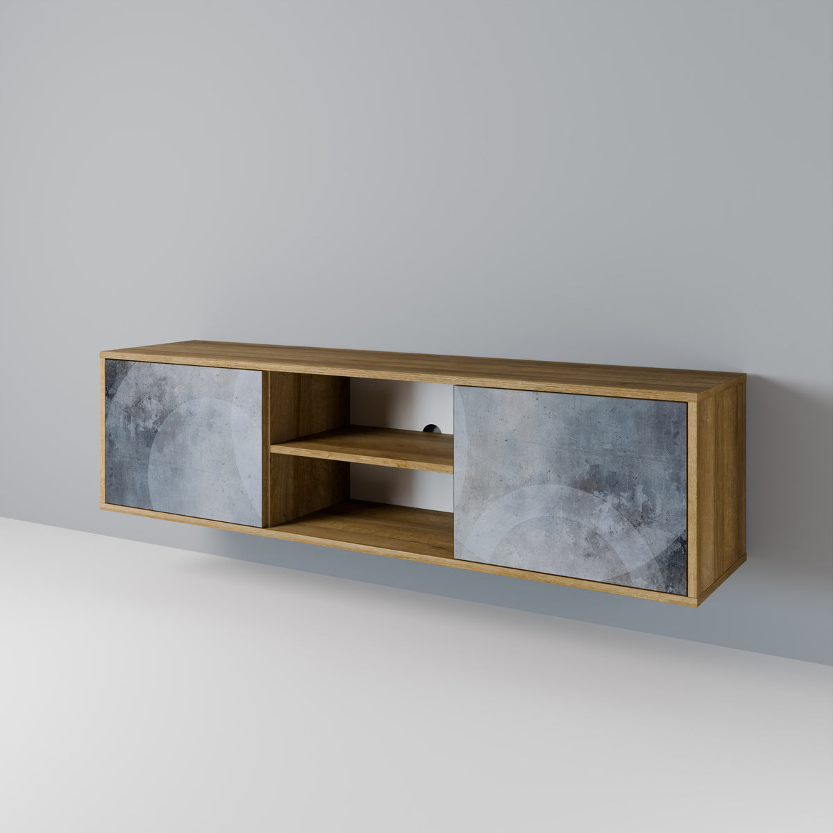 MUTED ARC Mueble de TV de 2 Puertas
