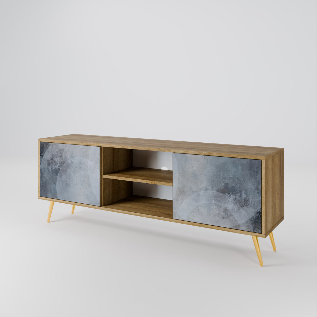 MUTED ARC Mueble de TV de 2 Puertas