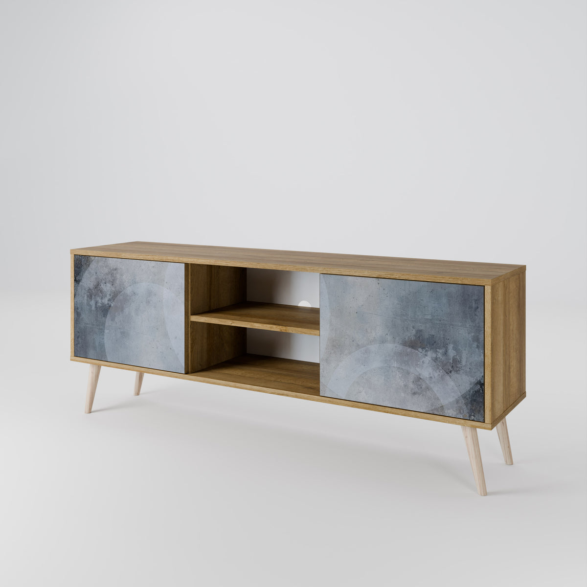 MUTED ARC Mueble de TV de 2 Puertas