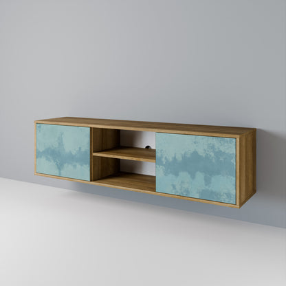 SKY WASH Mueble de TV de 2 Puertas