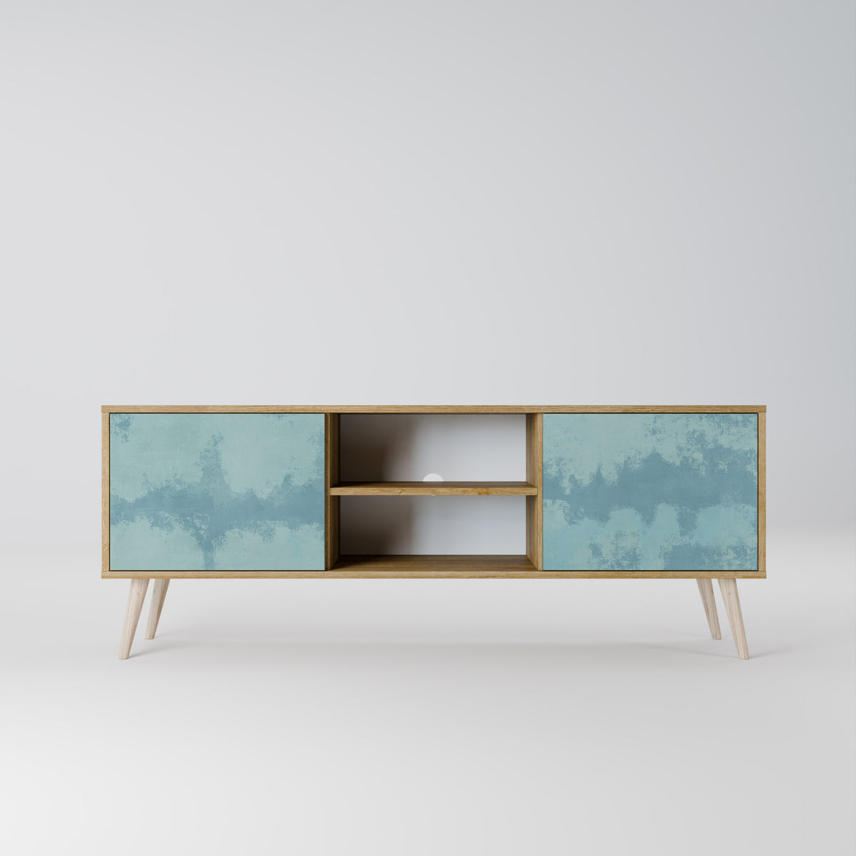 SKY WASH Mueble de TV de 2 Puertas