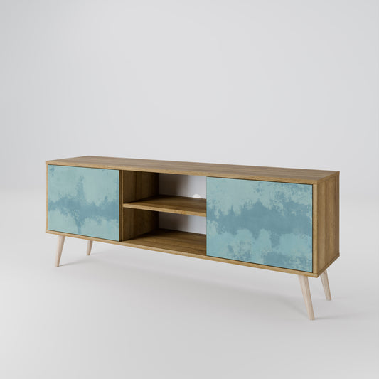 SKY WASH Mueble de TV de 2 Puertas