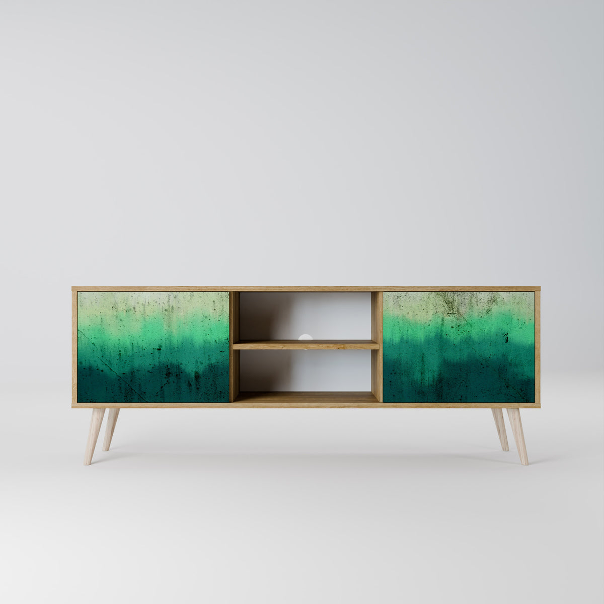 NORTHERN LIGHTS Mueble de TV de 2 Puertas