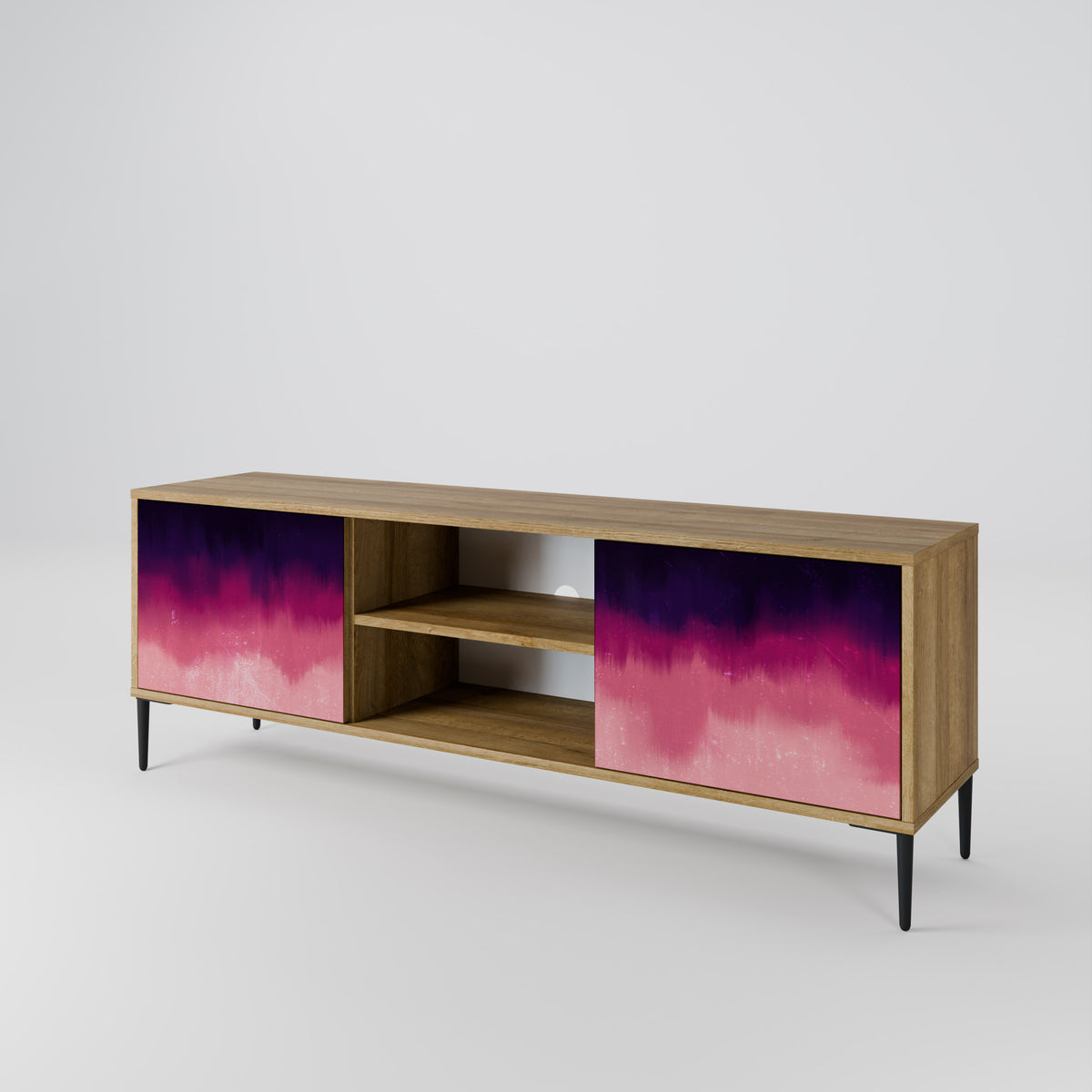 AURORA BOREALIS Mueble de TV de 2 Puertas